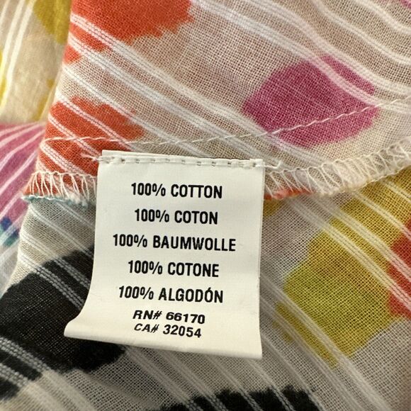 Conditions Apply Anthropologie Tie Strap Ruffle Tank Top Mix Pattern Size XS - Picture 7 of 7